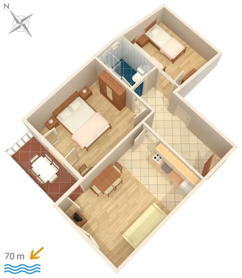 Apartments And Rooms By The Sea Cove Soline, Dugi Otok - 448 Veli Rat Exteriér fotografie